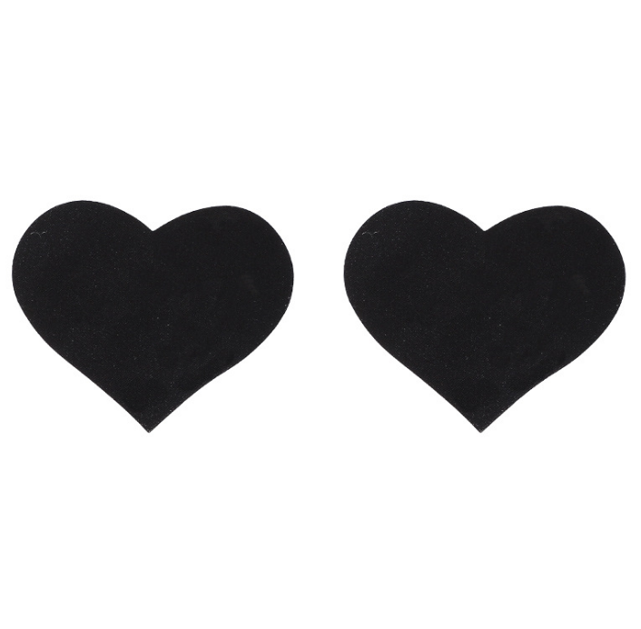 

2021 6 colors heart shape Safety and environmental protection nipple covers sticker sexy breast pad T- Tit tape cover