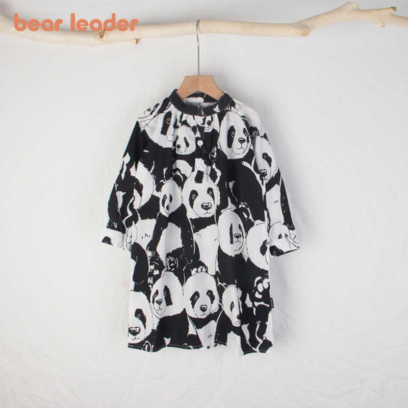 

Bear Leader Casual Spring Dresses For Girls Autumn Girls Fashion Cartoon Panda Costumes Party Fashion Clothing For 2-7 Years 210708, Ax1927black
