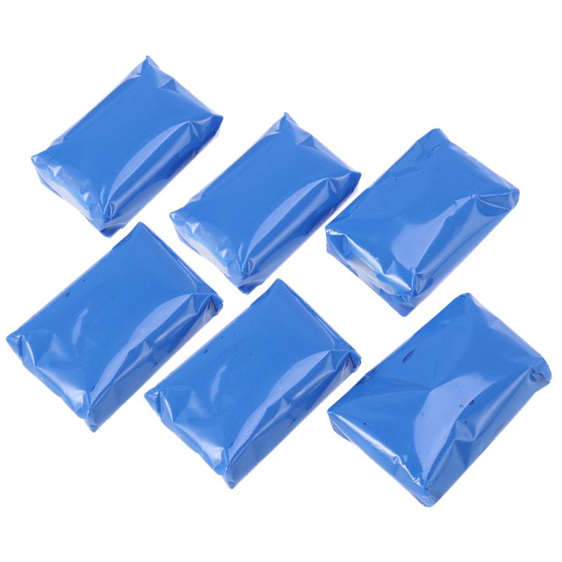 

Car Sponge 1/2/4/5/6pcs Clay Bar 100g Auto Detailing Claybar Cleaner Remove Blots Grease Rust For Body Window Light Cleaning Tool