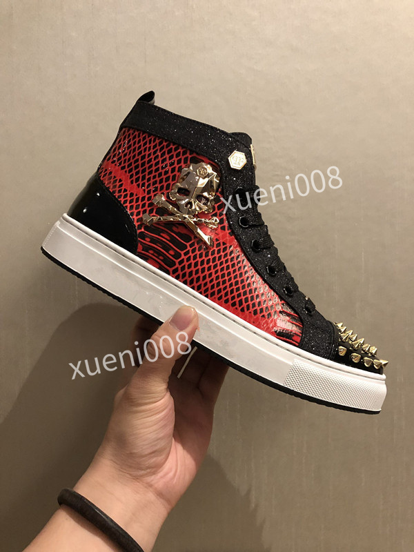 

Casual Dress Shoes Men 39-44 Women Luxury Sneaker Cow Leather Designers Bee Pattern womens mens Bottom Tiger Red Green Stripes Sports White cy190811, Choose the color