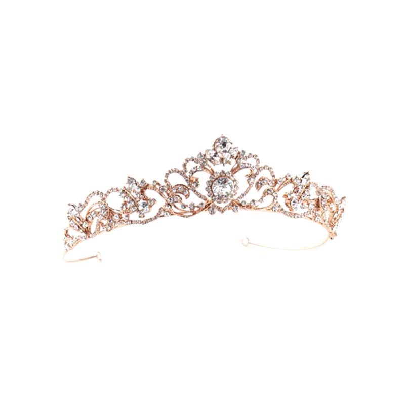 

Hair Clips & Barrettes Headband Baroque Princess Crystal Tiaras Crowns Elegant Rhinestone Prom Party Diadem Jewelry Headpiece Accessiories W, Golden;silver