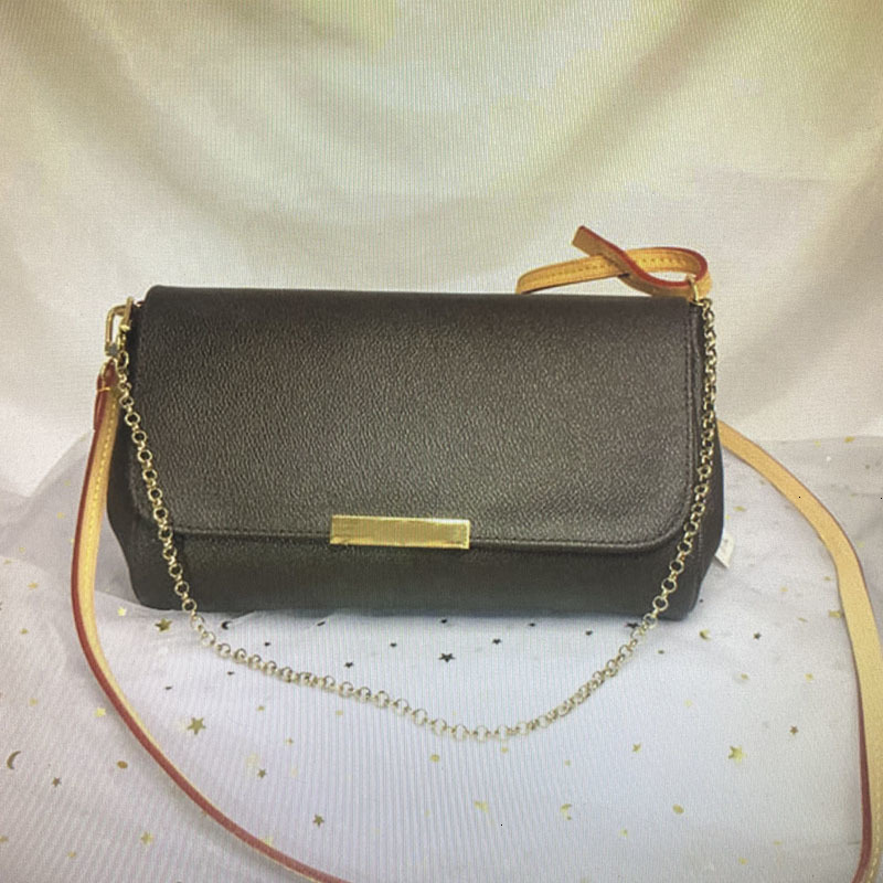 

M40718 FAVORITE MM Handbag Fashion Women Crossbody Chain Shoulder Bags Leather Damier Azur Ebene Canvas Cross Body Bag N41275, White plaid