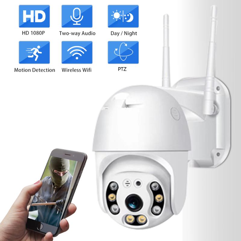 

Cameras 1080P PTZ IP Camera Outdoor Speed Dome Wireless Security WIFI Exterior Pan Tilt Zoom Weatherproof CCTV P2P