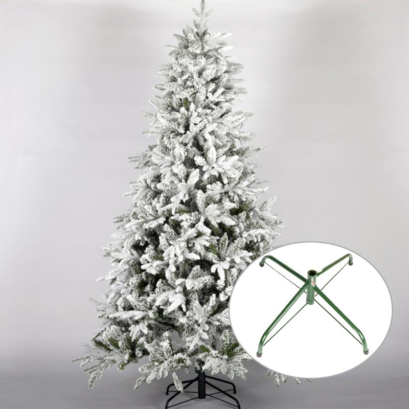 

Christmas Decorations 35/45cm Tree Stand Bracket Bottom Iron Metal Mount Holder Foldable Base With Thumb Screws Xmas Holiday Party Tools