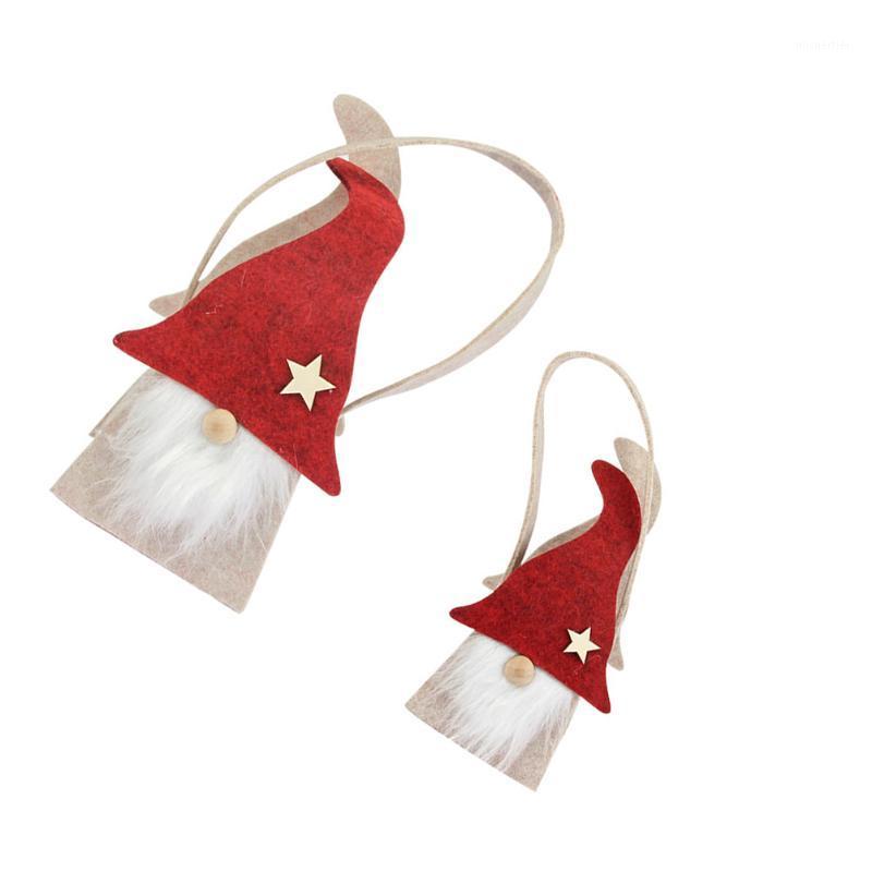 

Gift Wrap 2pcs Christmas Themed Bag DIY Felt Candy Storage Pouch