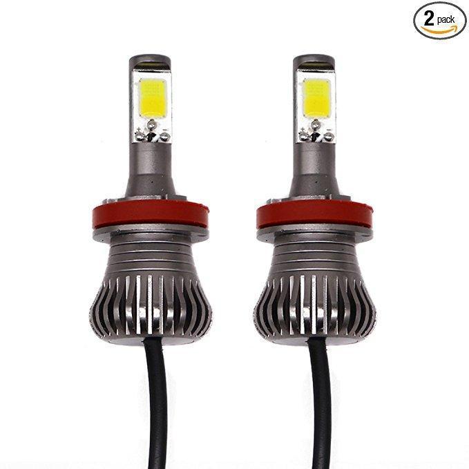 

Car Headlights [Clearance Sale] 2Pcs Auto Red Fog Lamp High Power COB LED Front Lights For Truck Universal 4*12W Constant Light Mod