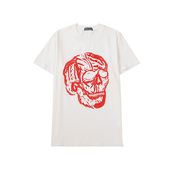 

21ss Mens brand designer Designers T Shirts Man Fashion men s clothes casual Street Shorts Sleeve Skull t-shirt 2021