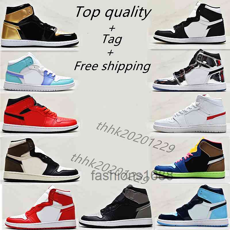 

Mens Shoes 1 1s Men Sneakers Woman Sports shoe Lace-up Footwear Leather Man Womens Sneaker BasketballShoes Top Quality Size US12 US13