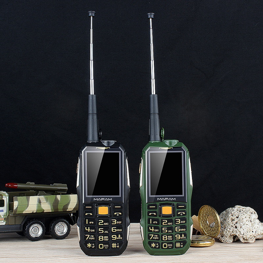

Original Mafam M2+ Rugged Shockproof Outdoor Mobile Phone UHF Hardware Intercom Walkie Talkie Dual Sim Card interphone SOS Dial Belt Clip Po