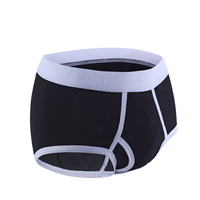 

Underpants Designed For Comfort Underwear Mens Black And White 2 Colors Briefs Breathable Antibacterial Panties 4Pcs Classic But Shorts