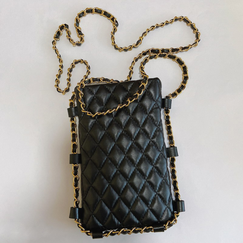 

Fashion Women Rhombus cosmetic bag mobile phone bag chain storage bag for ladies collect luxurious items vip gift