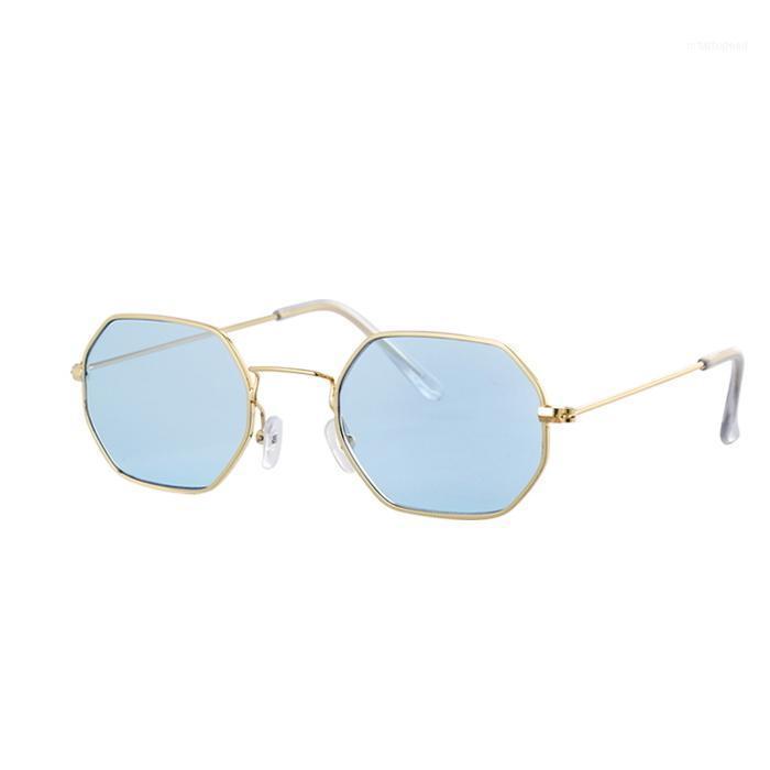 

Sunglasses 2021 Square Women Retro Fashion Rose Gold Sun Glasses Female Brand Transparent Ladies1