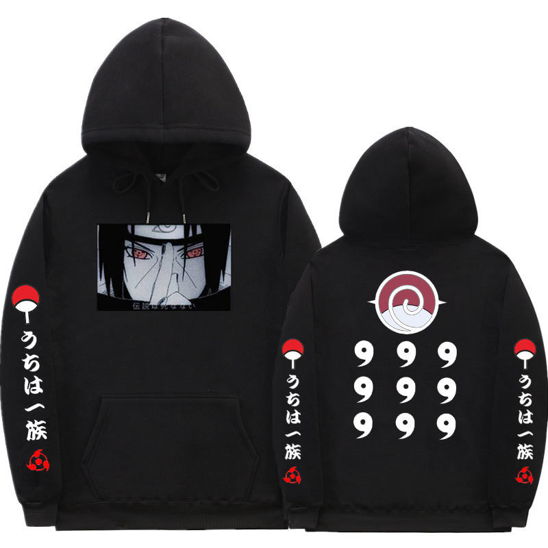 

2021 New Men Womens Naruto Hoodies Sweatshirts Harajuku Akatsuki Uchiha Itachi Printing Overszied Streetwear Hip Hop Anime Clothes Hoodie Sk, Yellow 1