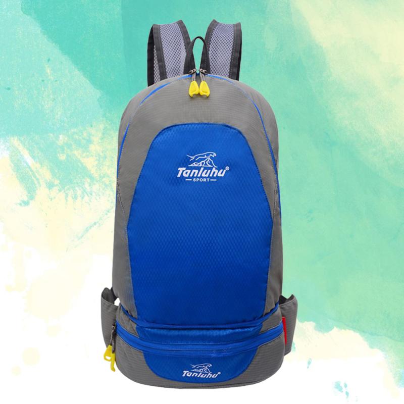 

Outdoor Packable Lightweight Backpack Durable Foldable Sports Backpack Daypack for Hiking Camping (Blue