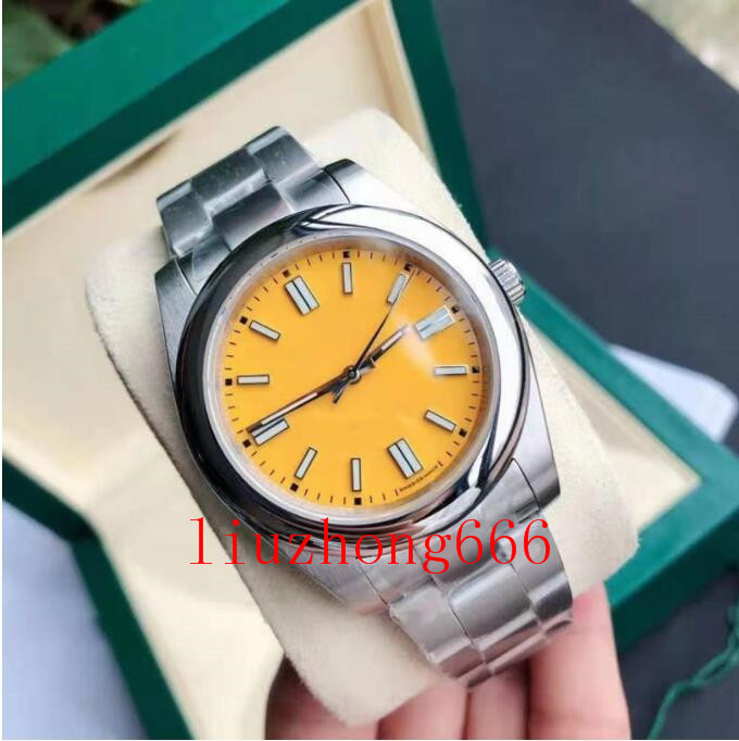 Luxury fashion classic leisure men's watch, 41MM waterproof, luminous business sport stainless steel automatic mechanical movement-image-716702304