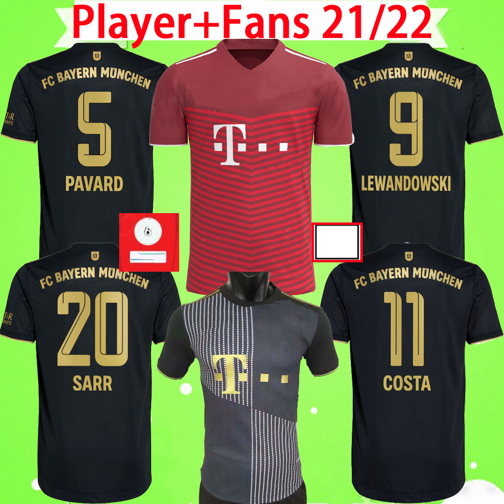 

21 22 soccer jersey LEWANDOWSKI SANE GORETZKA COMAN MULLER DAVIES football shirt Men Kids kit muNich 2021 2022 HUMANRACE fourth 4th home away third adult mens, Long sleeve 2020 2021