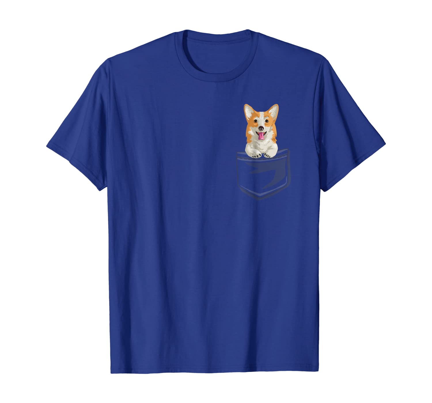 

Cute Corgi In your Pocket T-Shirt Fun Puppy Gift Shirt, White;black