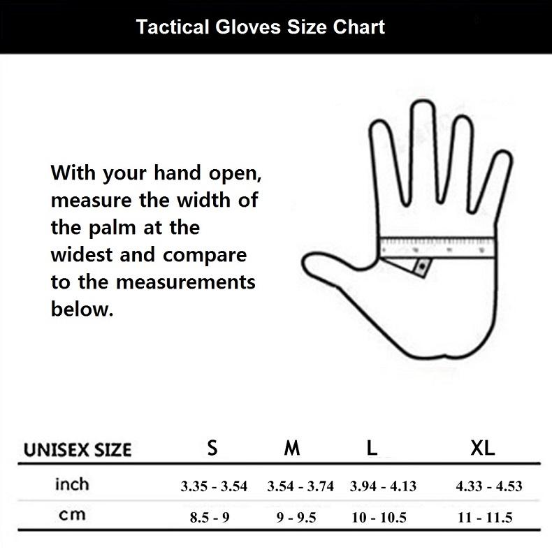 

Sports Gloves Tactical Military Safety Anti Cut Cycling Outdoor Full Finger Touch Screen High Impact Resistant Combat, Black