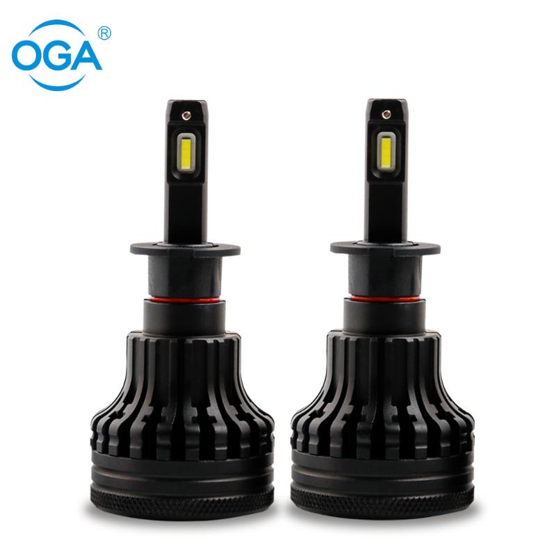 

Car Headlights OGA 2PCS H3 Led Bulb 10000LM Light Headlight 60W DC 12V Super Bright Auto Headlamp 24V 6500K Waterprof