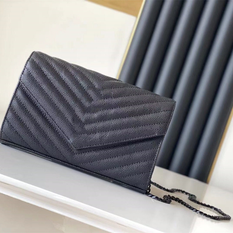 

Brand Genuine Leather Handbag Luxury WOC Chain Bag Women luxurys Fashion Designers Bags Female clutch Classic High Quality Girl Handbags with Box, Extra shipping fee