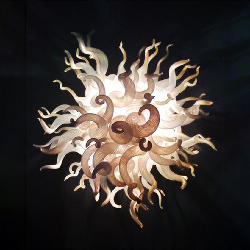 

Art Deco Nordic Lamps Hand Blown Glass Chandelier Lamp Antique Style Murano Chandeliers LED Bulb Light Source Pendant Lights for Home Decor
