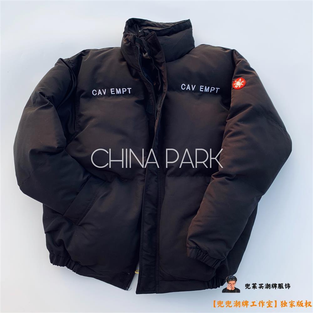 

Mens and Womens Jacket CavEmpt Down Padded Retro Life Casual Loose Padded Stand Collar Parkas