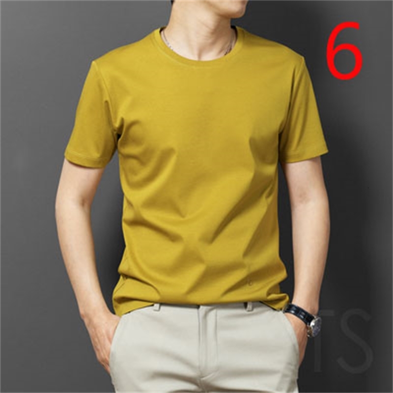 

2021 New Autumn Long-sleeved T-shirt Male Korean Version of the Self-cultivation Trend Thin Section Cotton Jb56