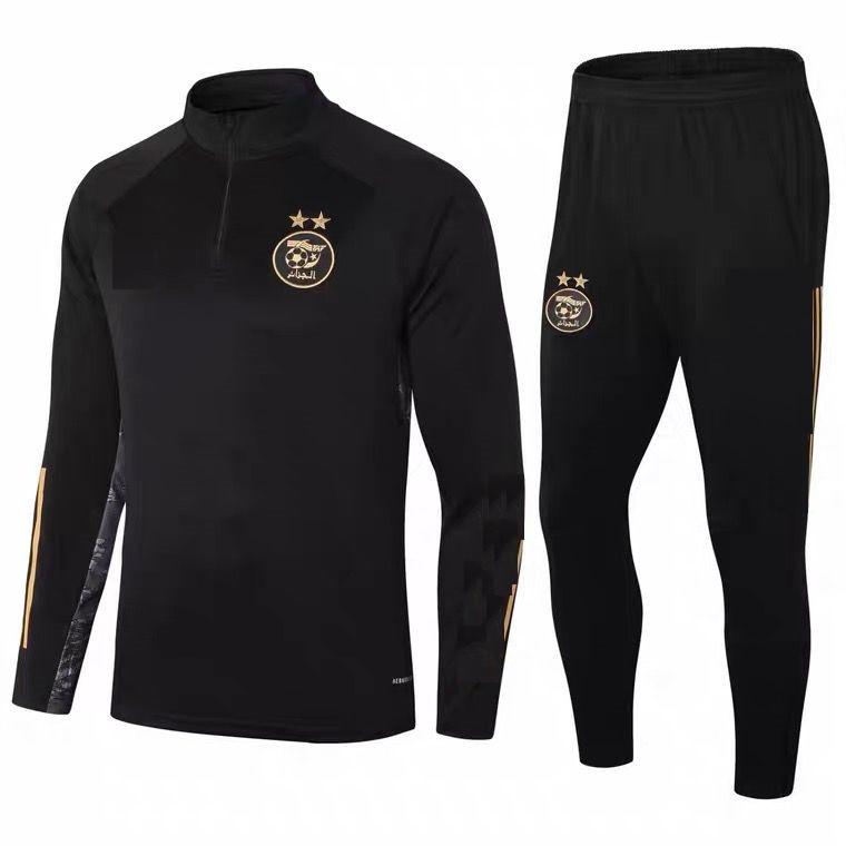 

Free SLIMANI 2020 Uniforms Algeria BENNACER Kit Shipping Training MAHREZ Jacket 2021 Suit Soccer FEGHOULI Football Tracksuits ATAL Xbvol, Black