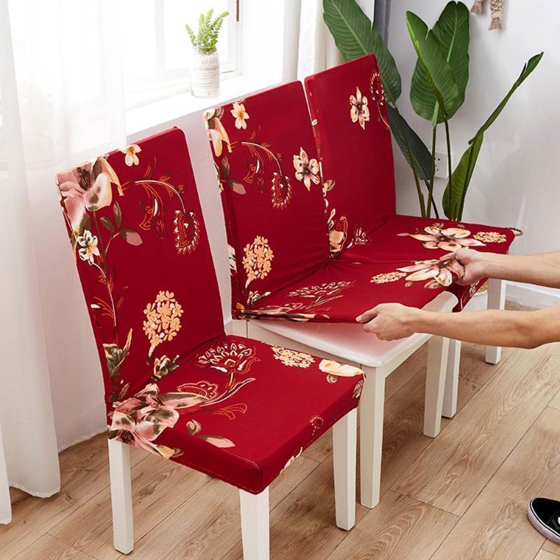 

Chair Covers Svetanya Stretch Dinner Cover Red Spandex Restaurant Seat Case