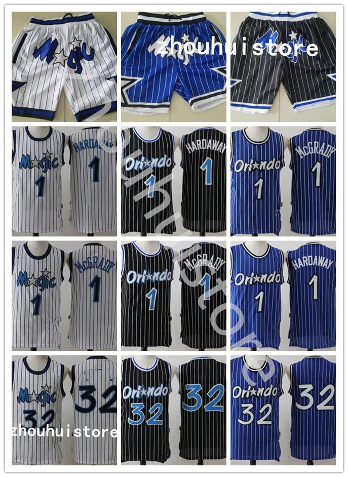 

Men OrlandoMagicBasketball Jerseys Throwback 32 ShaquilleO'Neal Penny 1 Hardaway Tracy 1 McGrady RetroNbajersey, Army green