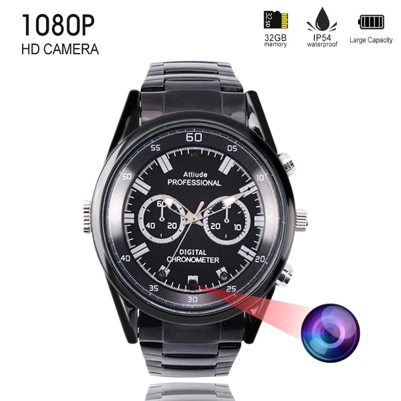 Mini Cameras Full HD 1080P Watch Camera Video AndVoice Recorder IR Night Vision Motion Detection Wireless Micro Camcorder Action-image-743528191