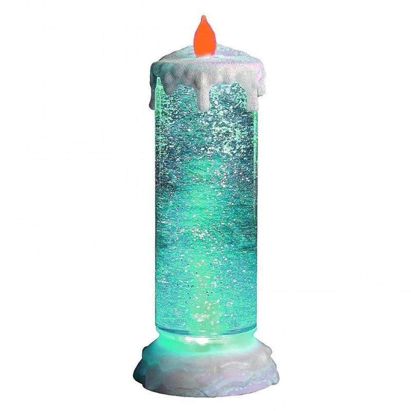 

Party Decoration LED Night Light Color-Changeable Candle Shape Lumunious Home Desktop Halloween Xmas Decor Lamp Gift