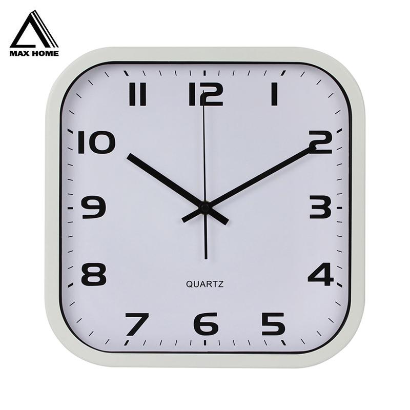 

MAX HOME Silent Nordic Style Wall Clock Kitchen Bedroom Office Home Decortion Fashion Easy Installation Suitable For Living Room