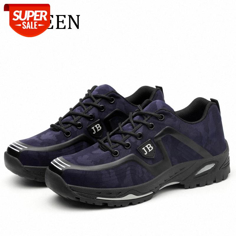 

YWEEN Men Safety & Work Boots Spring Autumn Breathable Steel Toe Shoes Men Work Safety Shoes Anti-piercing Protection Footwear #Tb3G