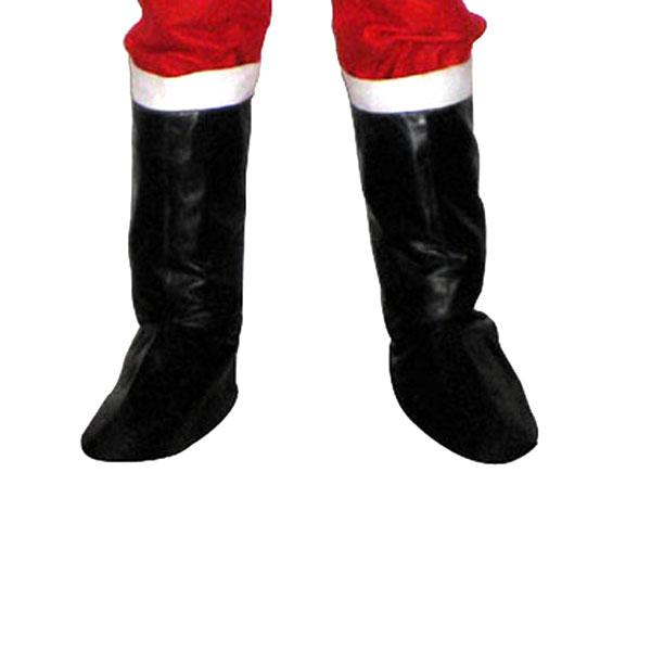 

Christmas Decorations Decoration Santa Claus Shoe Cover (Black)