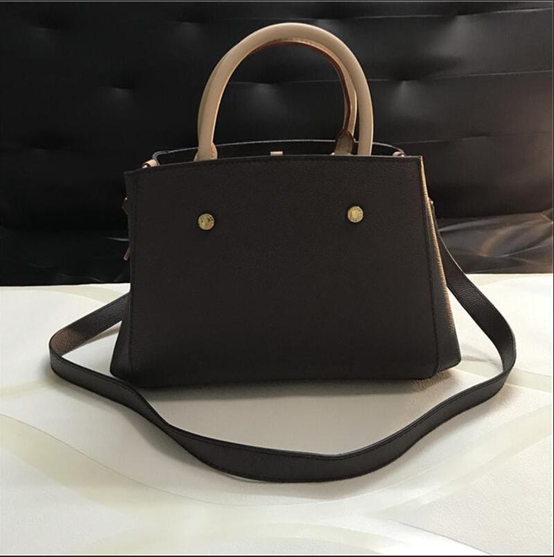 

2021 women Designers tote bags luxury Fashion Designer Handbags Leather Shoulder Bags messenger BagPurse, Black