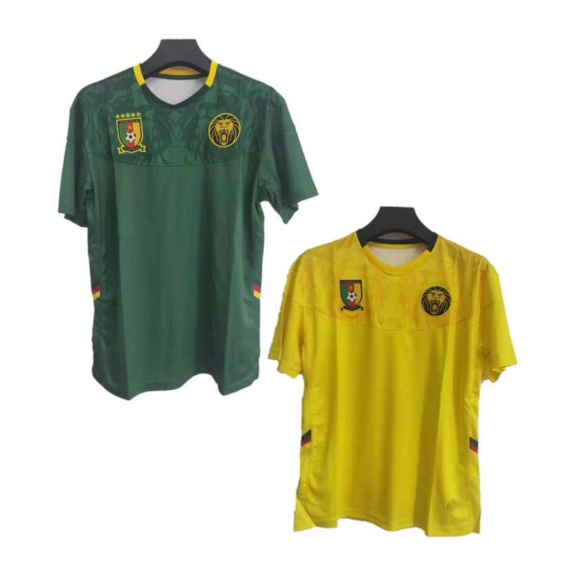 

2021/22 Cameroon Soccer Jerseys 2022 #10 ABOUBAKAR BAHOKEN Uniform Mens #13 CHOUPO-MOTING Home Away Football Shirt