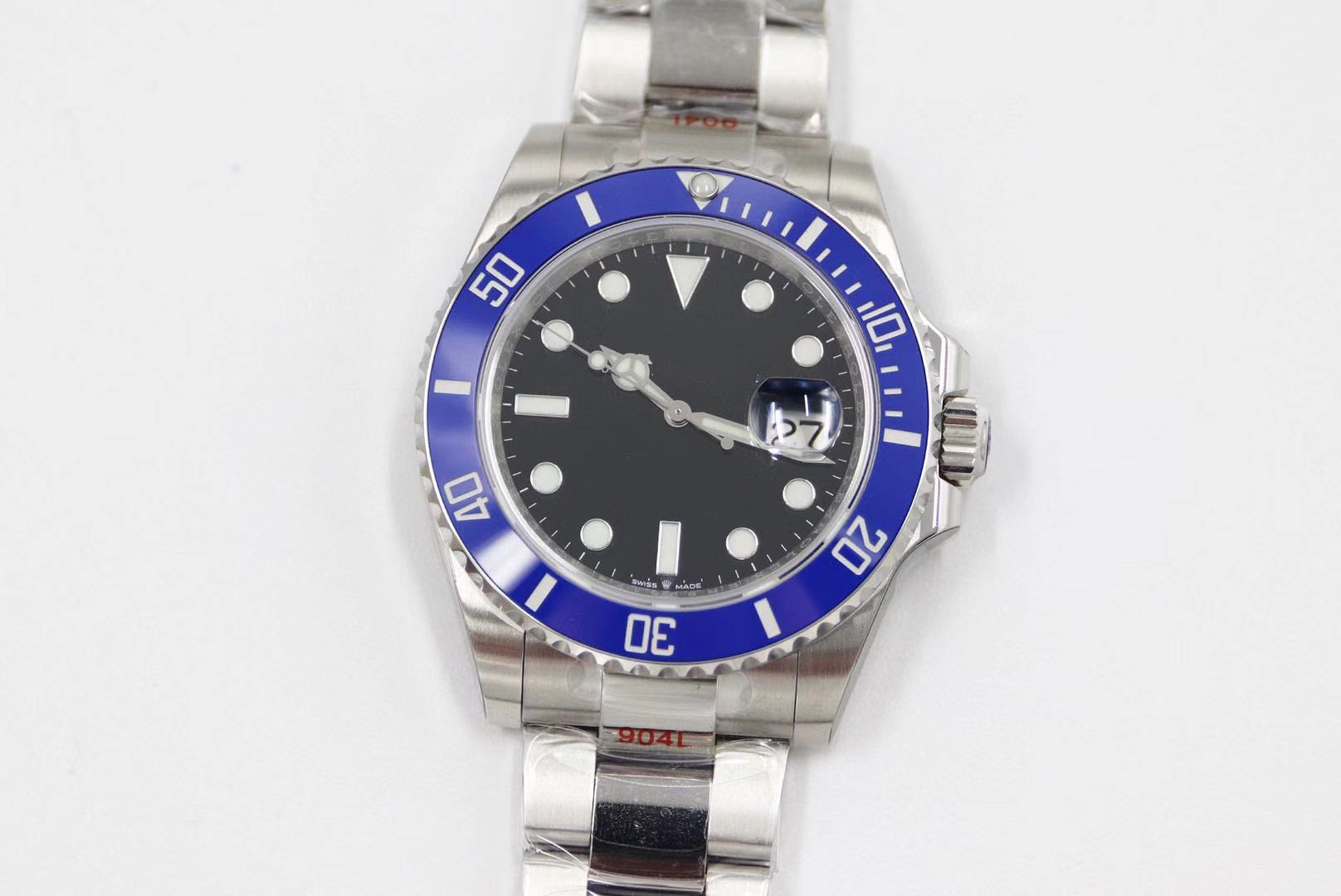 

2021 EW41 Series watch Blue Spring 3235 Movement 41mmx12.5mm Ceramic Beam 904L Sapphire Crystal Watchglass, Slivery;brown