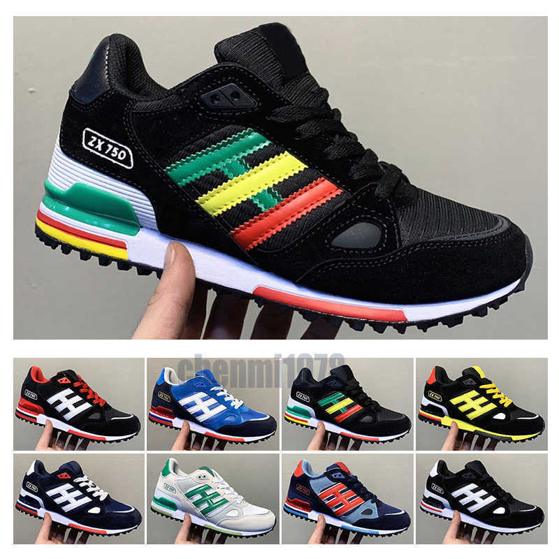 

ZX750 Runnin Shoes Designers Sneakers zx 750 Mens Womens Red Blue Breathable Athletic Outdoor Sports Jogging Walking 36-45 c78, Color 1