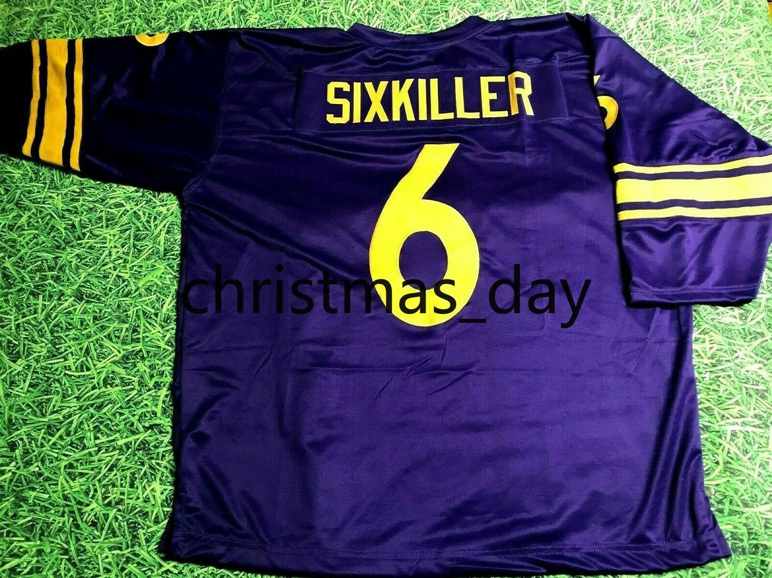 

Cheap custom SONNY SIXKILLER CUSTOM WASHINGTON HUSKIES JERSEY Customized Any name number Stitched Jersey XS-5XL, Black;blue