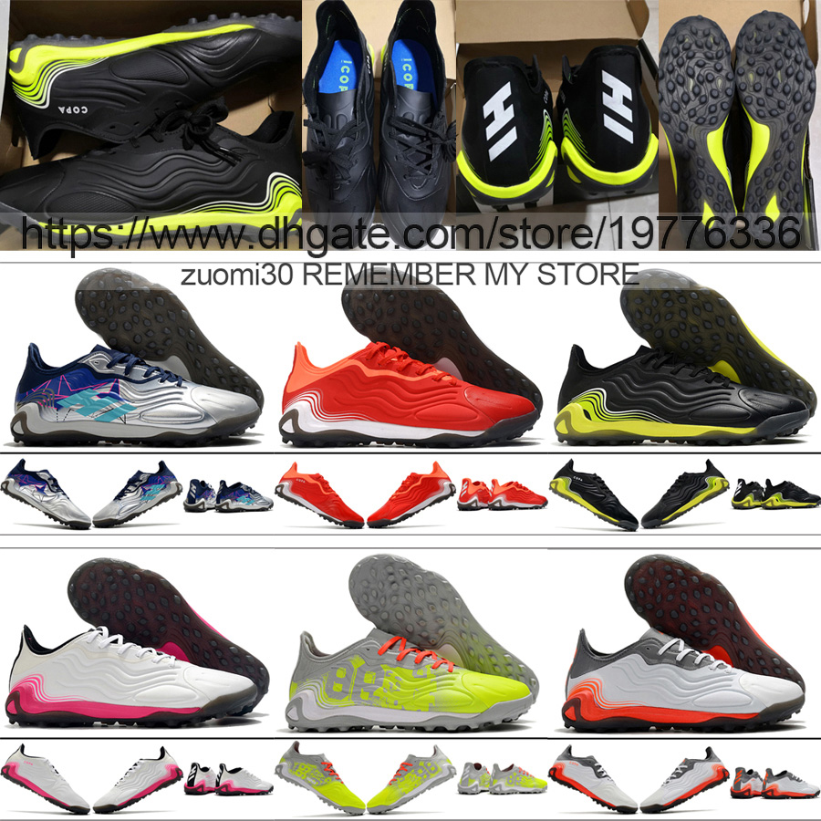 

Send With Bag Soccer Boots Mens Copa Sense.1 TF Turf Football Cleats Soft Leather Comfortable Training Indoor MD Spikes Ankle Shoes Size US6.5-11.5