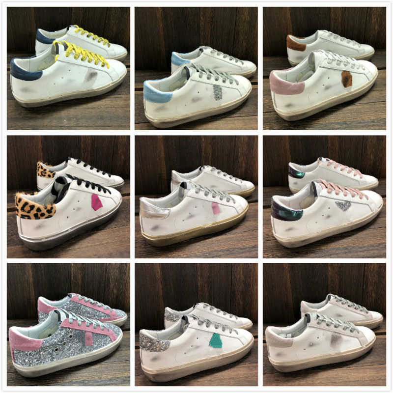 

Italy Deluxe Brand Hi Star Sneakers Golden Shoe Classic Double height Bottom Do-old Dirty Goose luxury Designer Man Women Shoes high quality