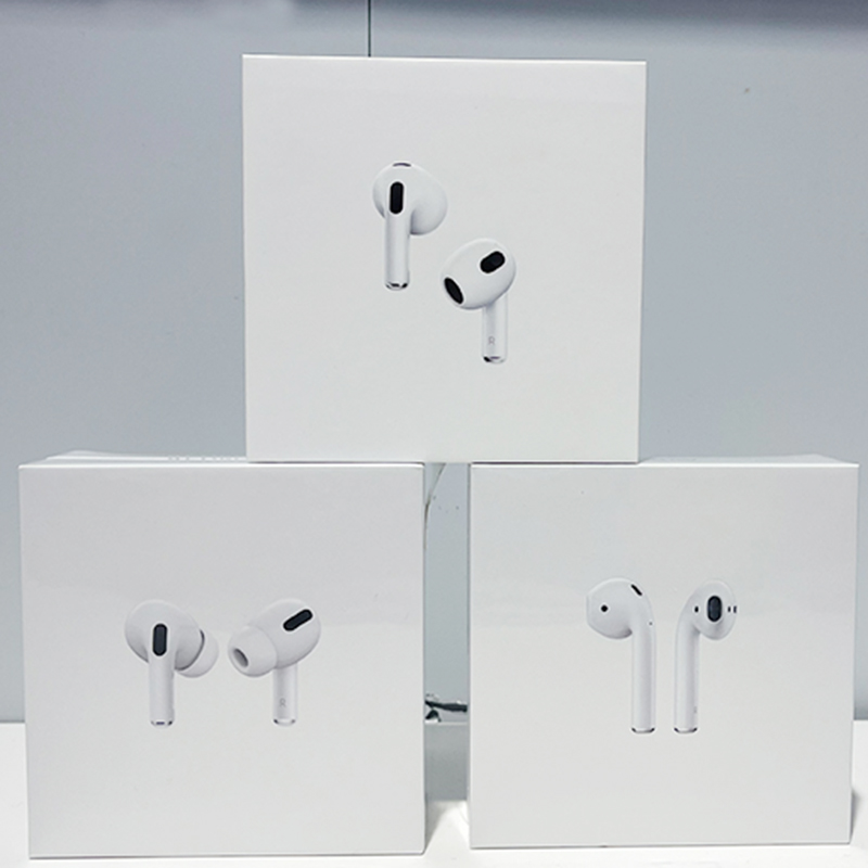 

ANC 1:1 Airpods pro 2 3rd 4 generation pop up window Wireless Earphones headset Charging Gps Rename Bluetooth Headphones Earbuds with valid serial number, Air 2