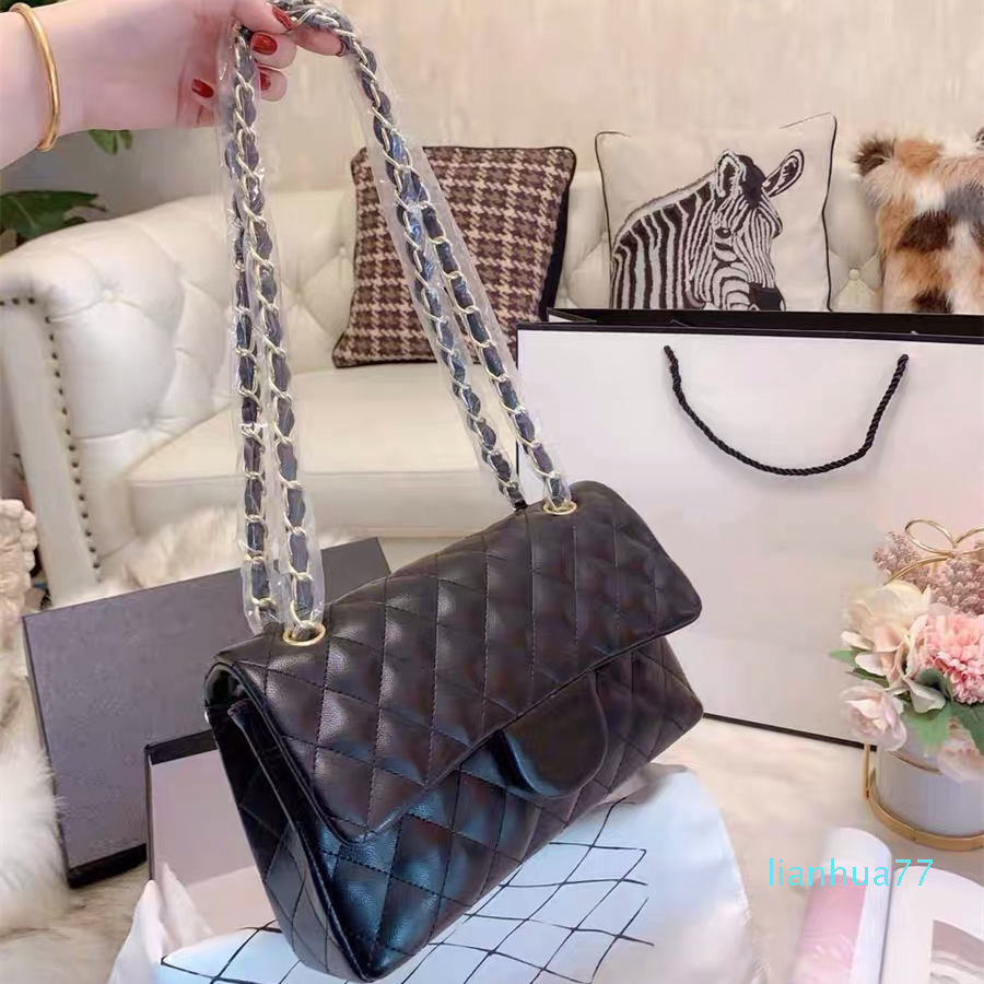

Designer- Classic Flap Bag Fashion Handbag Clutch Women's Wallet Shoulder Bags, Black