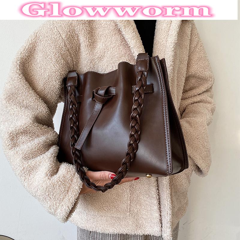 

Autumn and winter high texture retro shoulder bag 2021 new fashion large capacity women's designer casual crossbody tote bag, Black