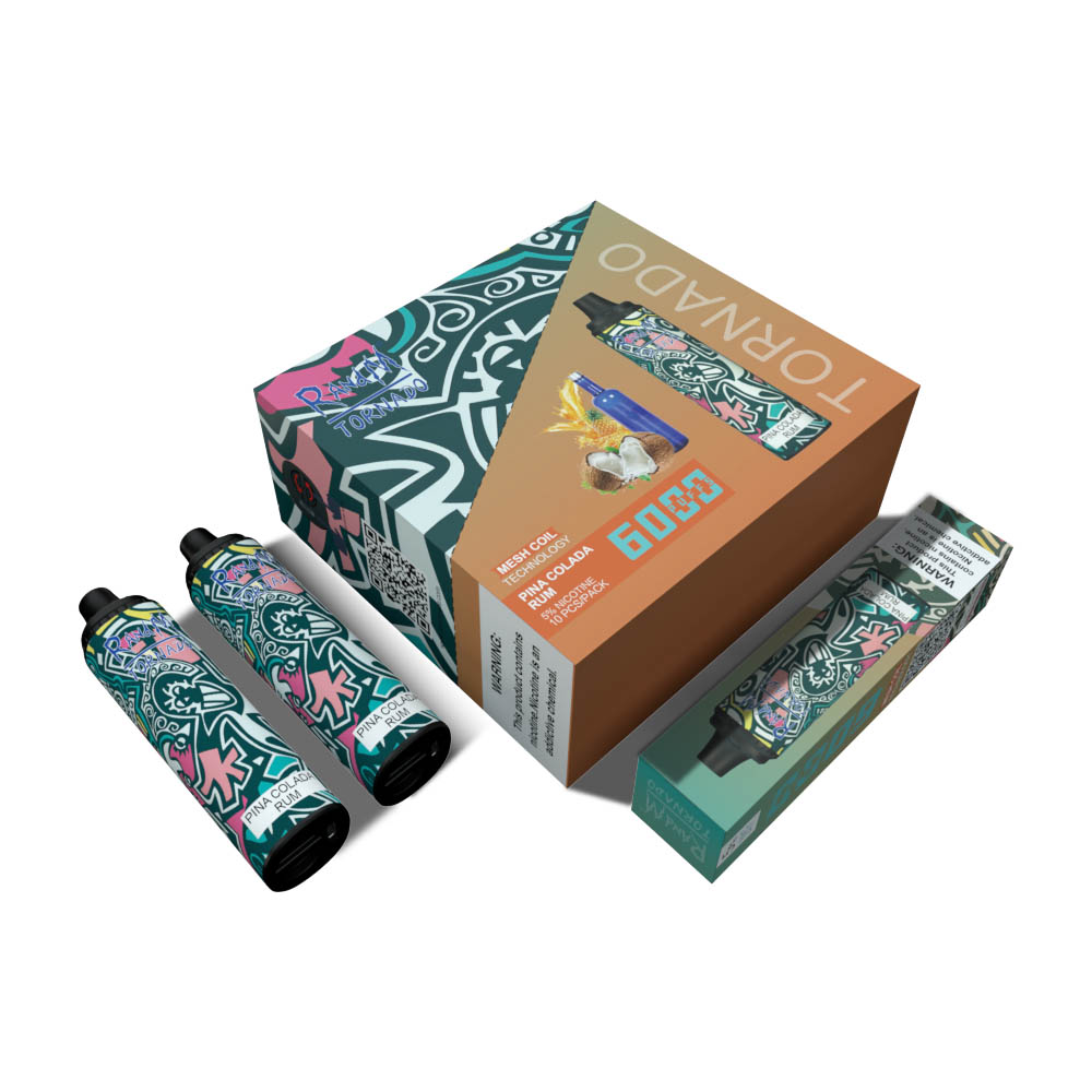 

RandM Electronic Cigarettes Atomizer 6000Puffs ecigarette Disposable Vaporizer Rechargeable Vape Pen 12 Color E-cigarette wholesale