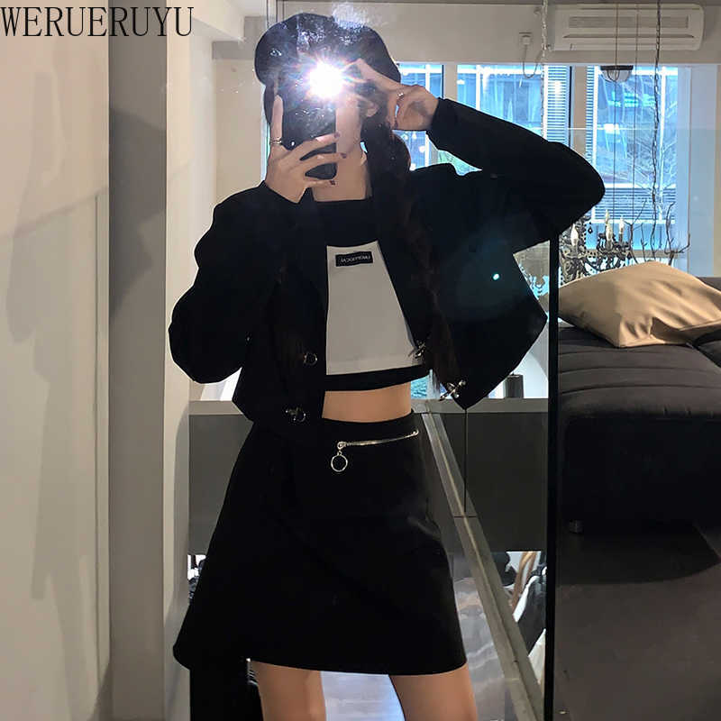 

WERUERUYU Casual Summer Women's Shirt Loose Thin Section Solid Color Suit Jacket Female Tops 210608, Photo color