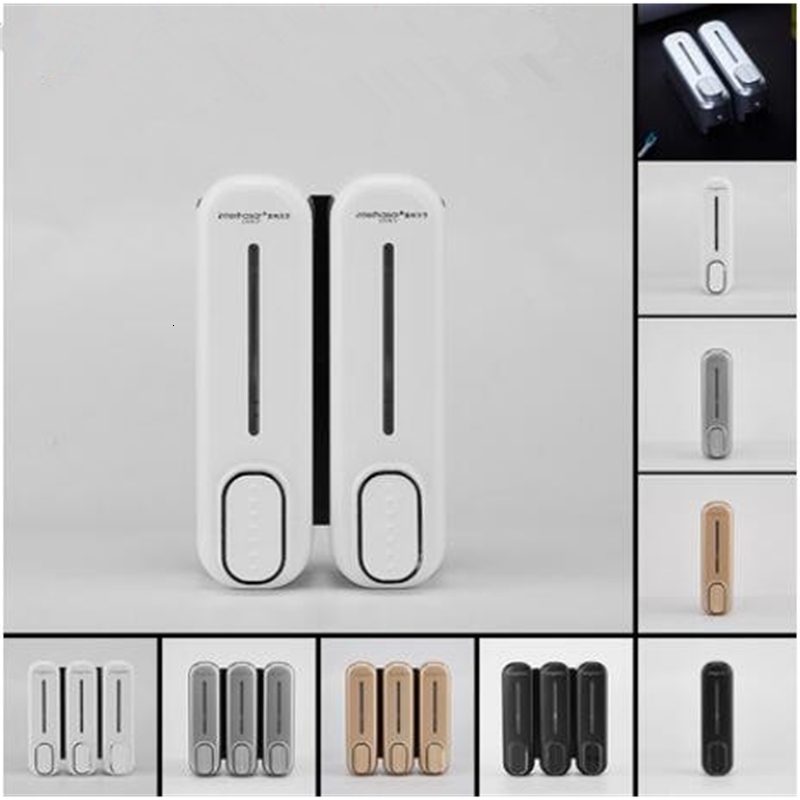 

2021 New Wall Bathroom Abs 350ml/700ml/1050ml Hand Liquid Dispensers/kitchen Soap Dispenser/wall Mounted Shampoo Bottles 2cd9