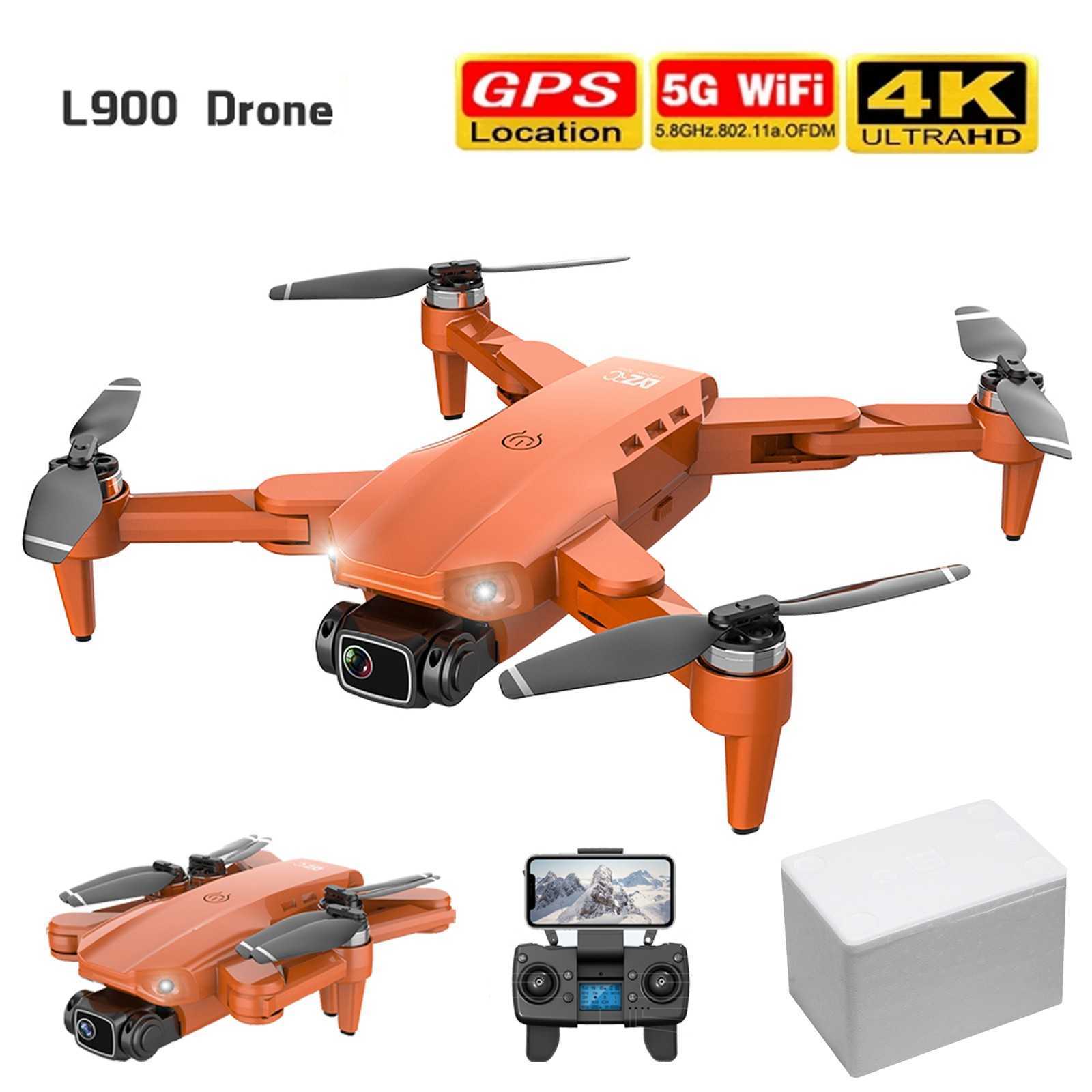 

UAV L900 Pro 4k Hd Dual Camera With Gps 5g Wifi Fpv Rc Drone Foldable Quadcopter Aerial Photography Remote Control Drone Q0602