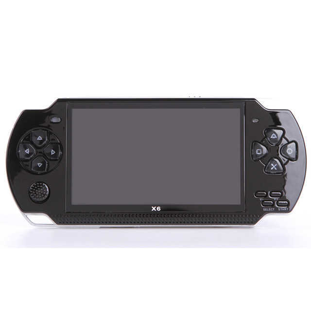 

Coolbaby X6 128bit 4.3 inch Retro Handheld Game Console built in 10 simulators 10000 games support mp4 MP5 Ebook player kid's H0828